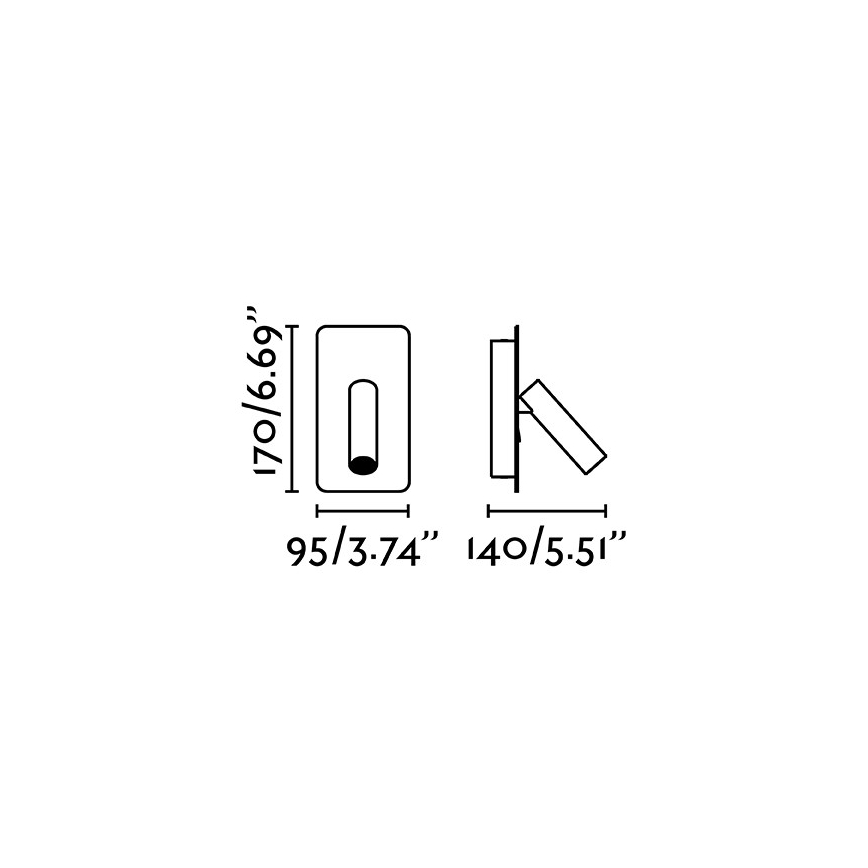 FARO 62120 - LED-Wandstrahler SUAU LED/3W/230V weiß