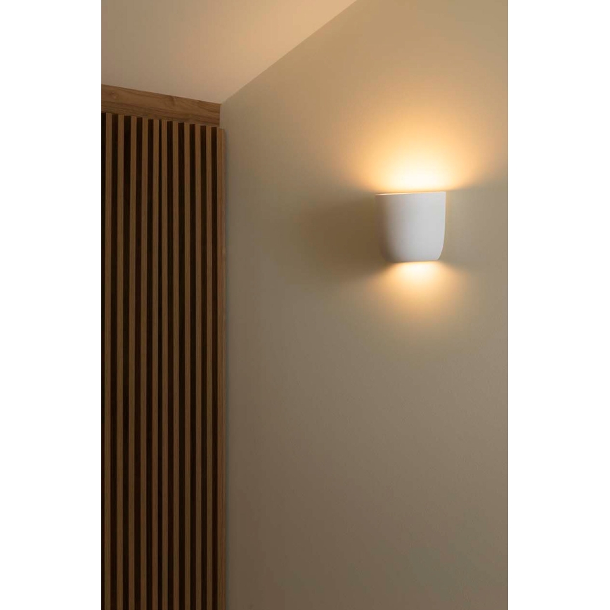 FARO 63428 - Wandleuchte KAPPU 1xE14/7W/230V 15,8x15 cm weiß