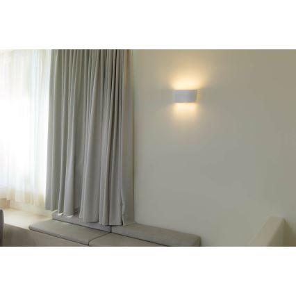 FARO 63430 - Wandleuchte KAPPU 2xE14/7W/230V 16,8x30 cm weiß