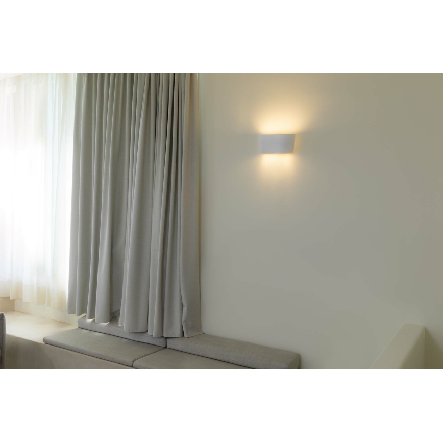 FARO 63430 - Wandleuchte KAPPU 2xE14/7W/230V 16,8x30 cm weiß