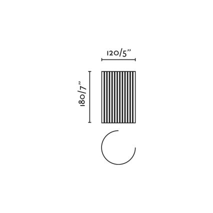 FARO 63435 - Wandleuchte TRAMA 1xE14/7W/230V weiß