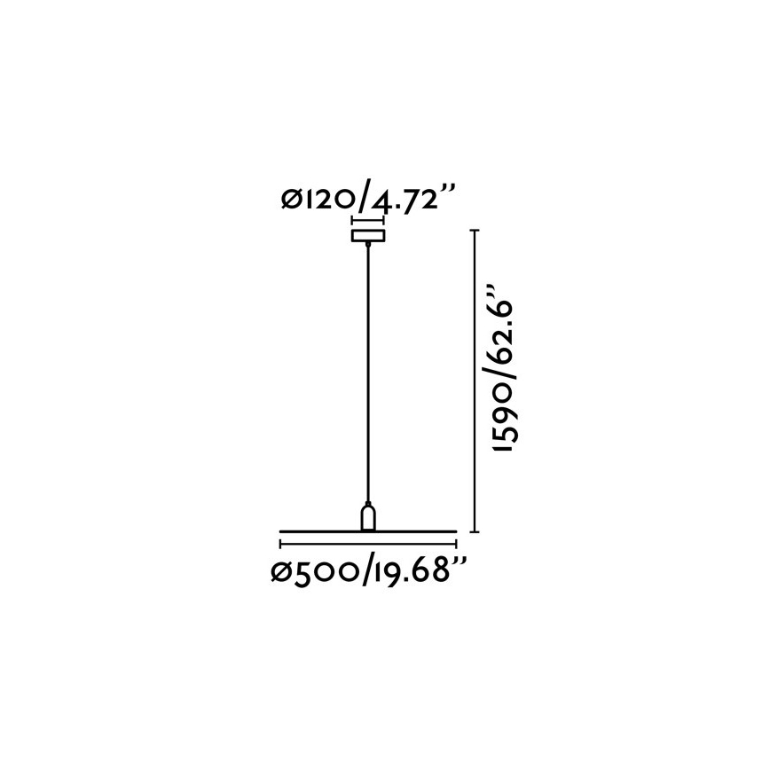 FARO 68145 - Kronleuchter an Schnur PLAT 1xE27/60W/230V