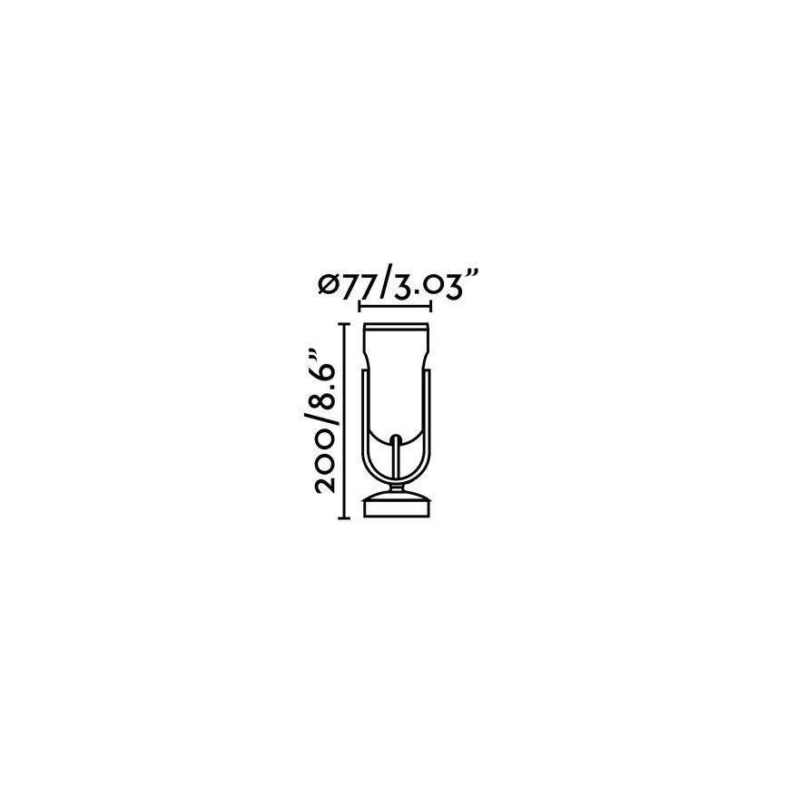 FARO 70035 - LED-Außenwandleuchte SLOT-1 LED/14W/230V IP65 3000K