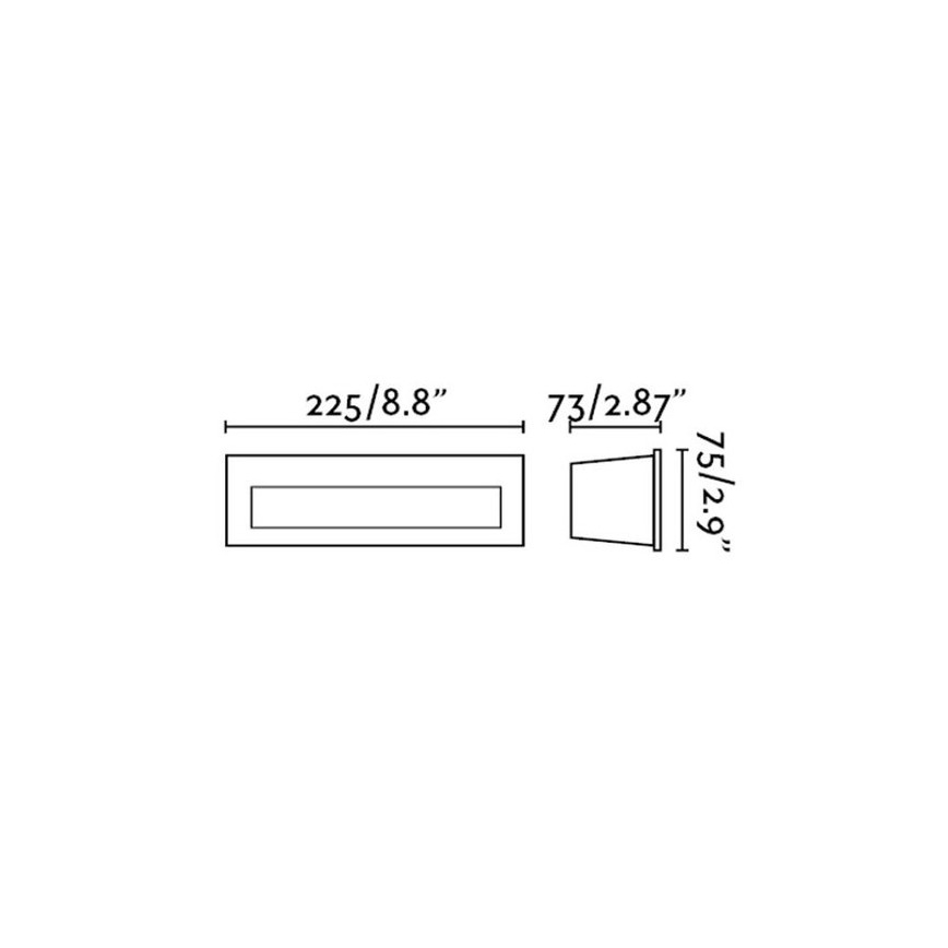 FARO 70271 - LED Außen-Einbauleuchte NAT LED/8W/230V