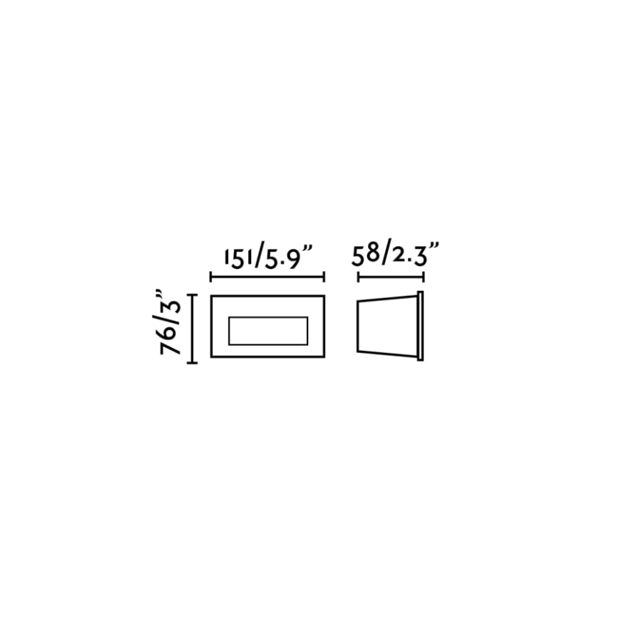 FARO 70288 - LED-Einbaubeleuchtung MANI LED/5W/230V 2200/2700/3200/4000K IK07 IP65 weiß