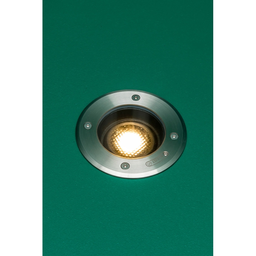 FARO 70310 - Außen-Bodeneinbauleuchte GEISER 1xGU10/8W/230V IK08 IP67 Edelstahl