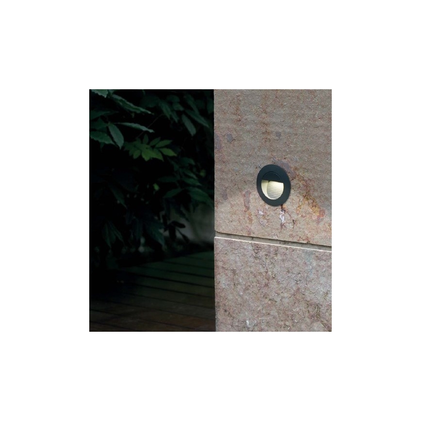 FARO 70403 - LED Auβen-Wandbeleuchtung MINI RACING LED/1,2W/230V IP44