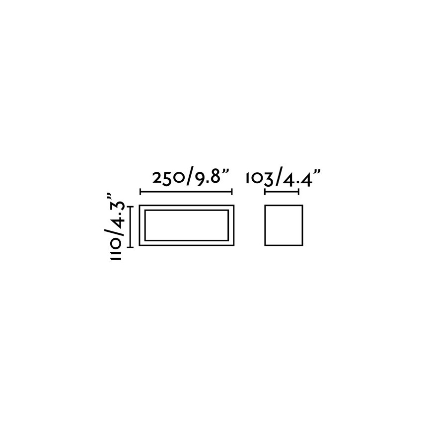 FARO 70573 - Außen Wandbeleuchtung TEJO 1xE27/20W/230V IP54