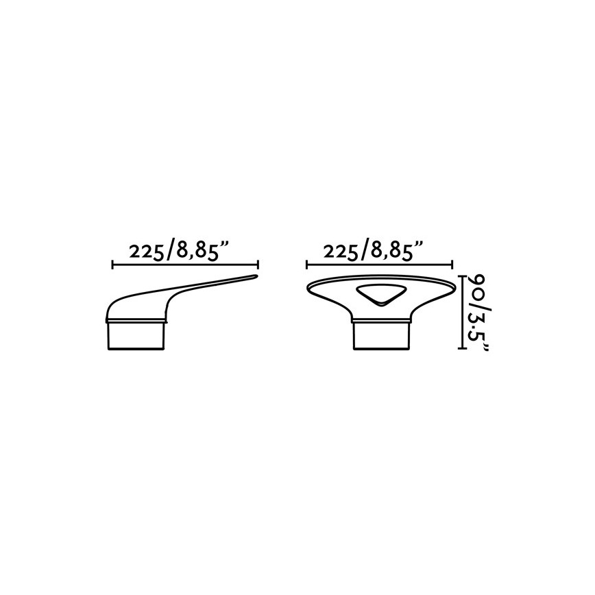 FARO 71223 - LED-Außenwandleuchte LOTUS LED/18W/230V IP65