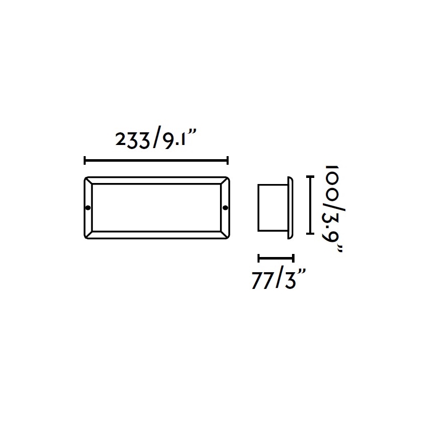 FARO 71490 - Außeneinbauleuchte LISO 1xE27/40W/230V IP44