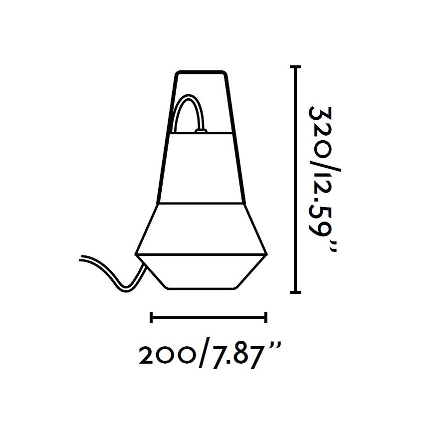 FARO 71562 - Auβen-Hängeleuchte CAT 1xE27/20W/230V IP54