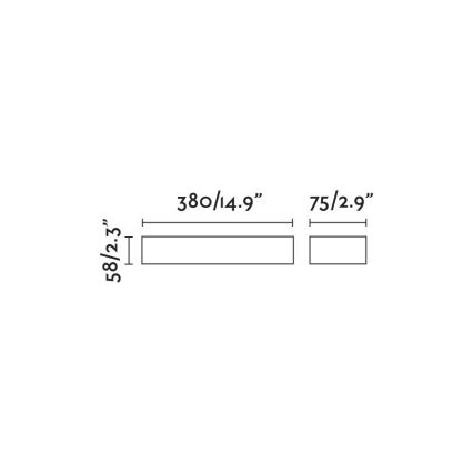 FARO 71904 - LED-Außenwandleuchte DORO 2xLED/10W/230V IP65 anthrazit