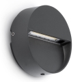 FARO 71960 - LED-Treppenleuchte DUNE LED/3W/230V 2200/2700/3200/4000K IP65 Anthrazit rund