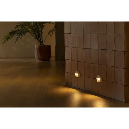 FARO 71961 - LED-Treppenleuchte DUNE LED/3W/230V 2200/2700/3200/4000K IP65 weiß rund