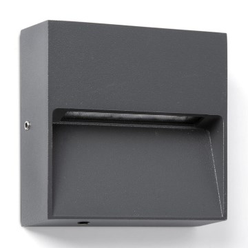 FARO 71963 - DUNE LED-Treppenleuchte LED/3W/230V 2200/2700/3200/4000K IP65 Anthrazit quadratisch