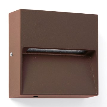 FARO 71965 - LED-Treppenleuchte DUNE LED/3W/230V 2200/2700/3200/4000K IP65 braun quadratisch