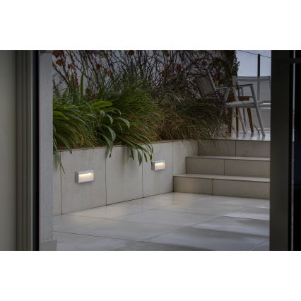 FARO 71967 - LED-Treppenleuchte DUNE LED/6W/230V 2200/2700/3200/4000K IP65 weiß rechteckig
