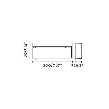 FARO 71968 - LED-Treppenleuchte DUNE LED/6W/230V 2200/2700/3200/4000K IP65 braun rechteckig
