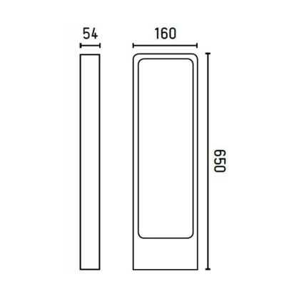 FARO 75520 - LED Auβenlampe DAS LED/5W/230V IP54