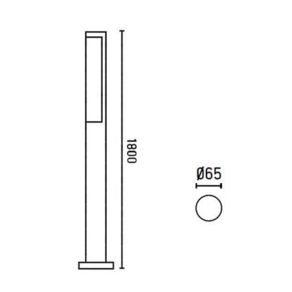 FARO 75524 - LED Außenlampe BERET-3 LED/16W/230V IP54