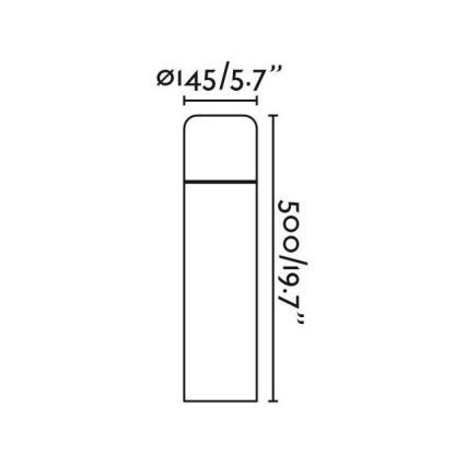 FARO 75604 - LED Außenlampe MUGA LED/9W/230V IP65