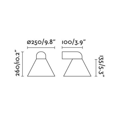 FARO Barcelona - Outdoor-Wandleuchte PALS 1xE27/15W/230V IP65