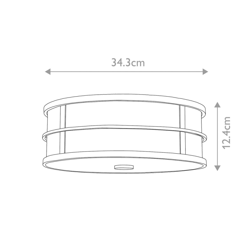 Feiss - Deckenleuchte FUSION 3xE27/60W/230V