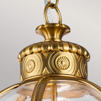 Feiss - Kronleuchter an Kette ADAMS 3xE14/60W/230V golden