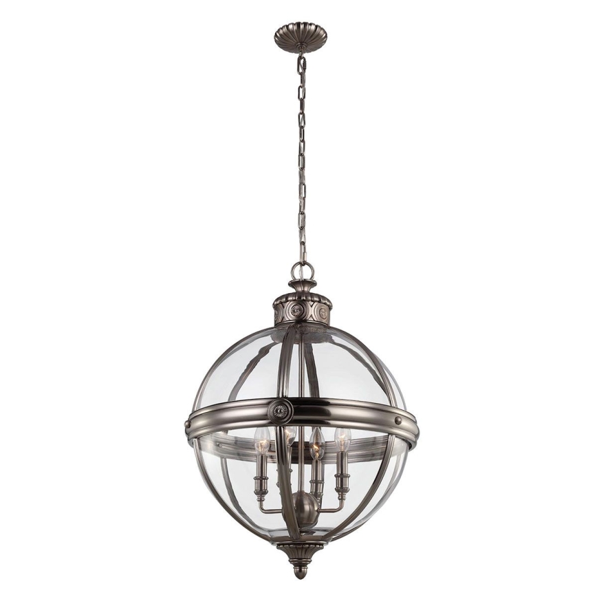 Feiss - Kronleuchter an Kette ADAMS 4xE14/60W/230V bronzen