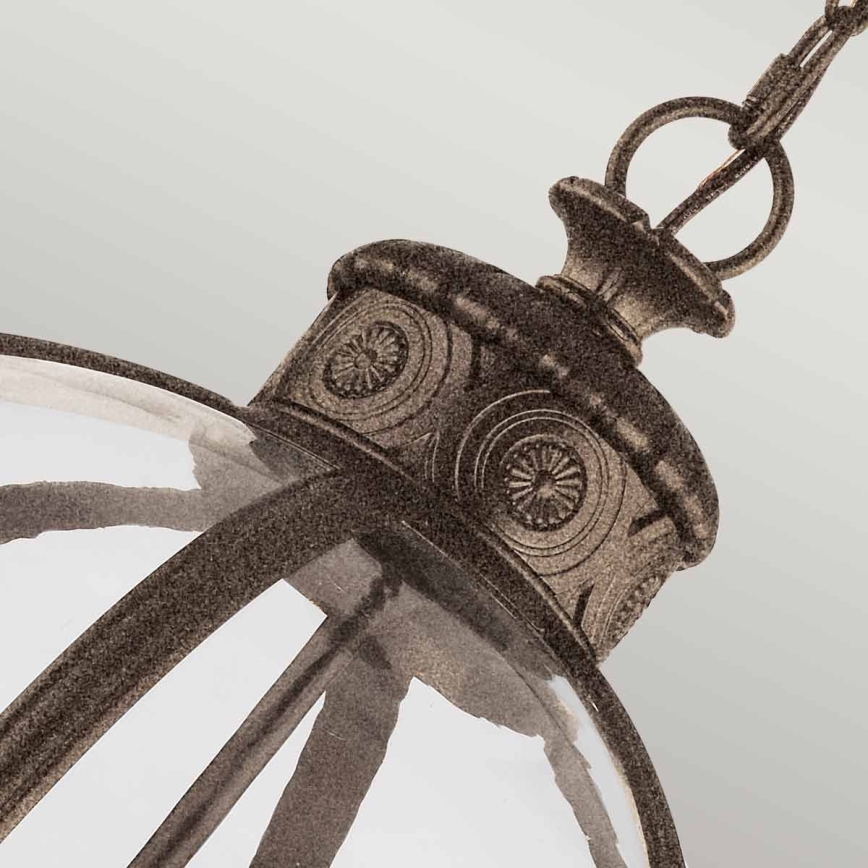 Feiss - Kronleuchter an Kette ADAMS 4xE14/60W/230V bronzen