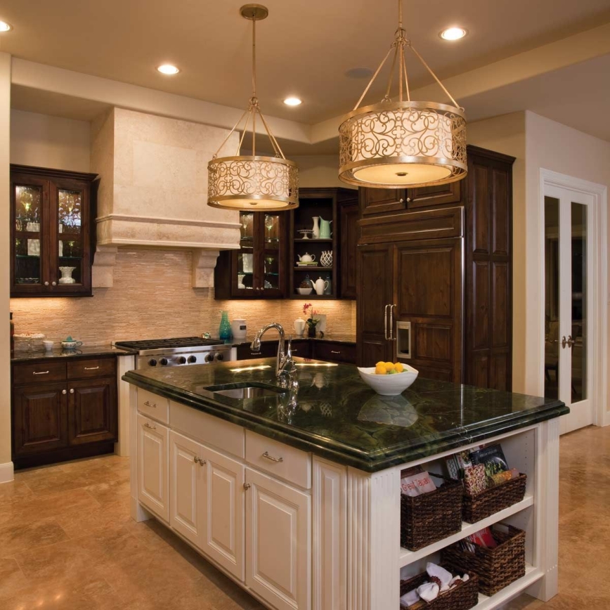 Feiss - Deckenleuchte ARABESQUE mit Stange 4xE27/60W/230V, gold