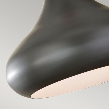 Feiss - Pendelleuchte an Kabel BESO 1xE27/60W/230V Ø 25,4 cm schwarz/kupfer