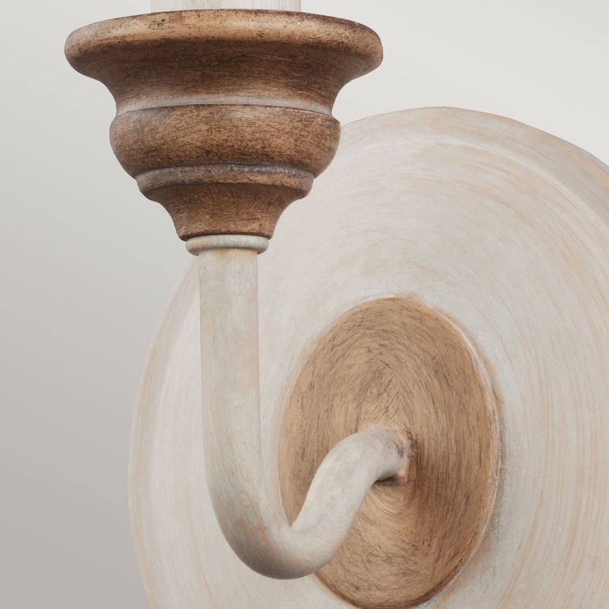 Feiss - Wandleuchte HARTSVILLE 1xE14/40W/230V beige/braun