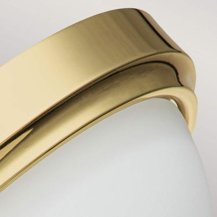 Feiss - Badezimmer-Deckenleuchte MALIBU 2xE27/60W/230V IP44 goldfarben