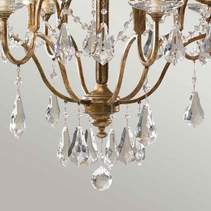 Feiss - Kronleuchter an Kette VALENTINA 6xE14/60W/230V