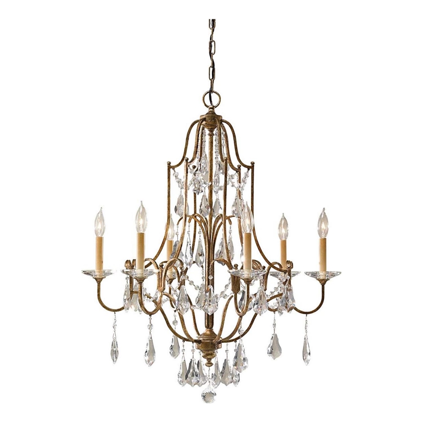 Feiss - Kronleuchter an Kette VALENTINA 6xE14/60W/230V