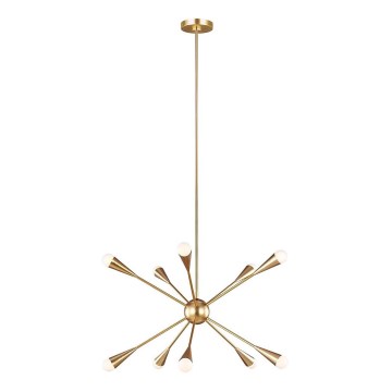 Feiss - LED-Deckenleuchte an Stange JAX 10xG9/3W/230V golden