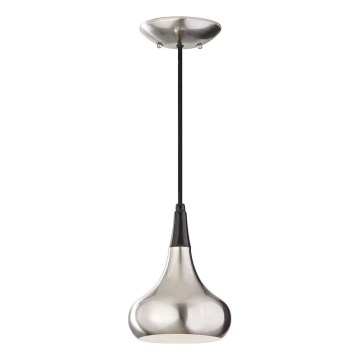 Feiss - Pendelleuchte mit Kabel BESO 1xE27/60W/230V mattchrom/schwarz