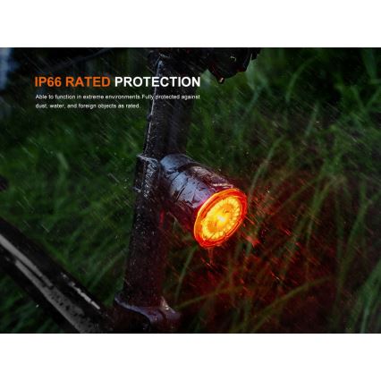 Fenix BC06R - Dimmbares, aufladbares LED-Fahrradlicht LED/USB IP66 90 lm 24,5 h