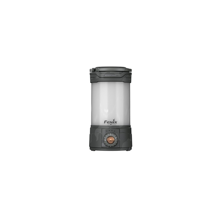 Fenix CL26RPROCAM - Dimmbare LED-Leuchte (tragbar und wiederaufladbar) LED/USB IP66 650 lm 408 h grau