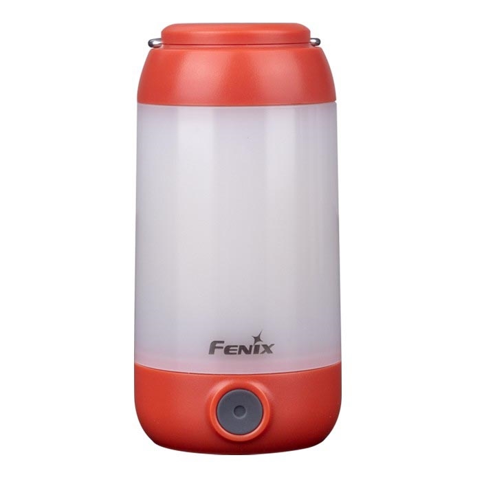 Fenix CL26RRED - Tragbare, aufladbare LED-Leuchte mit Dimm-Funktion LED/USB/2xCR123A IP66 400 glänzend 400 h 2600 mAh orange