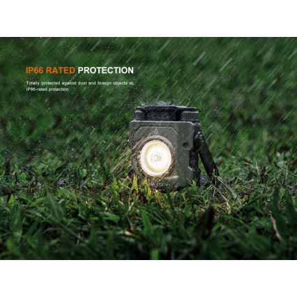 Fenix CL27RGRE - Dimmbare, wiederaufladbare LED-Leuchte LED/USB IP66 1600 lm 285 h