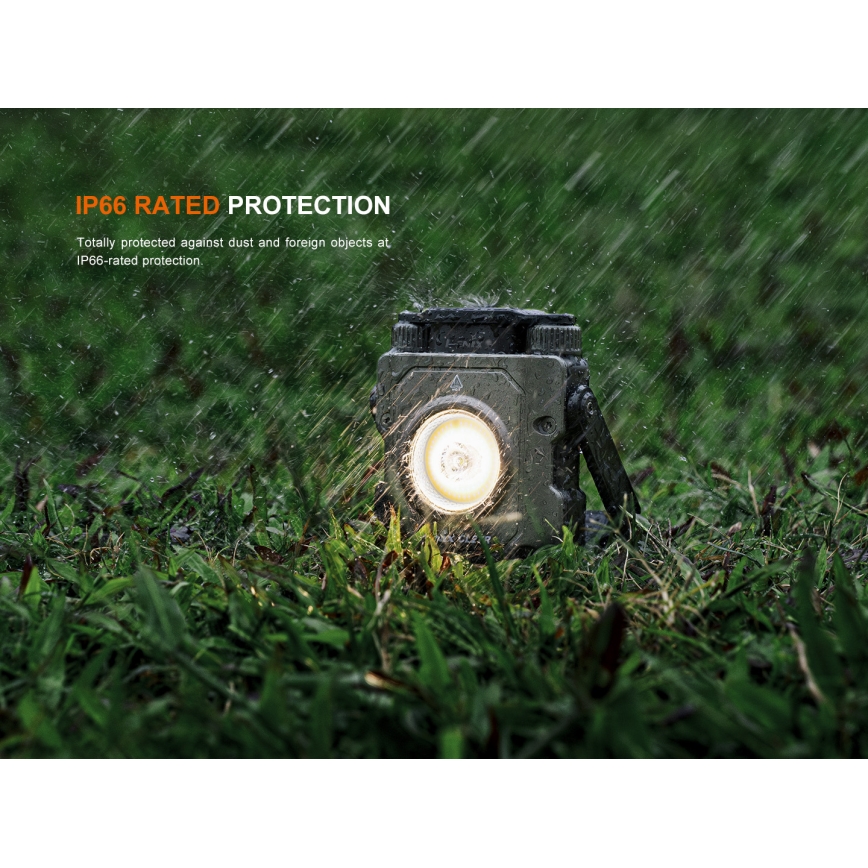 Fenix CL27RGRE - Dimmbare, wiederaufladbare LED-Leuchte LED/USB IP66 1600 lm 285 h