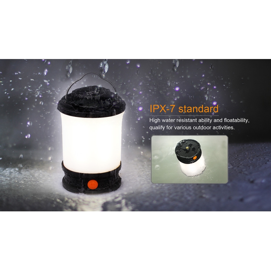Fenix CL30R - Tragbare, aufladbare LED-Leuchte LED/USB/6xCR123A IPX7 650 lm 300 h 2600 mAh