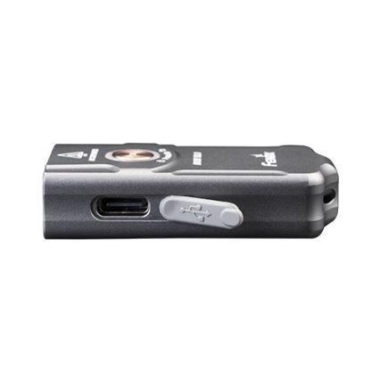 Fenix E03RV20GREY - Aufladbare LED-Taschenlampe LED/USB IP66 500 glänzend 30 h 400 mAh