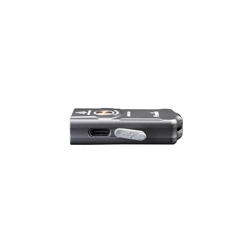 Fenix E03RV20GREY - Aufladbare LED-Taschenlampe LED/USB IP66 500 glänzend 30 h 400 mAh