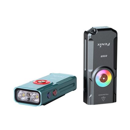 Fenix E06RTKS - Dimmbare, aufladbare LED-Taschenlampe UV LED/USB IP66 700 lm 60 h 750 mAh türkisfarben