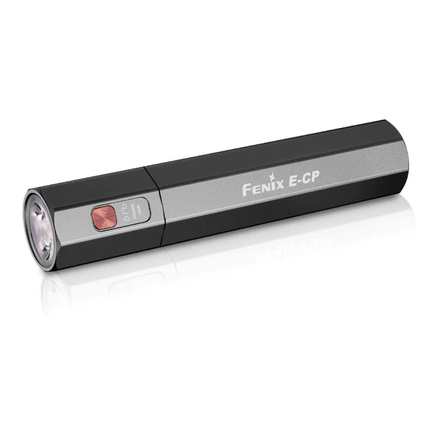 Fenix ECPBLCK - Aufladbare LED-Taschenlampe mit Powerbank USB IP68 1600 glänzend 504 h 5000 mAh schwarz