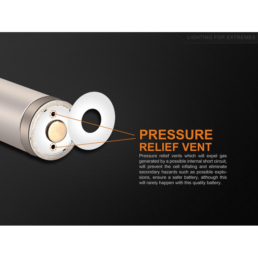 Fenix FERCR123ALIIONUP – 1 Stück, über USB wiederaufladbare Batterie, 3,6 V, 700 mAh