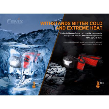 Fenix HL18RTRAIL - LED Wiederaufladbare Stirnlampe LED/3xAAA IP66